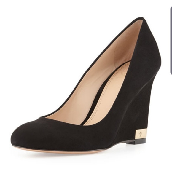 Tory Burch Shoes - TORY BURCH LEATHER ASTORIA WEDGE PUMP | 6.5M